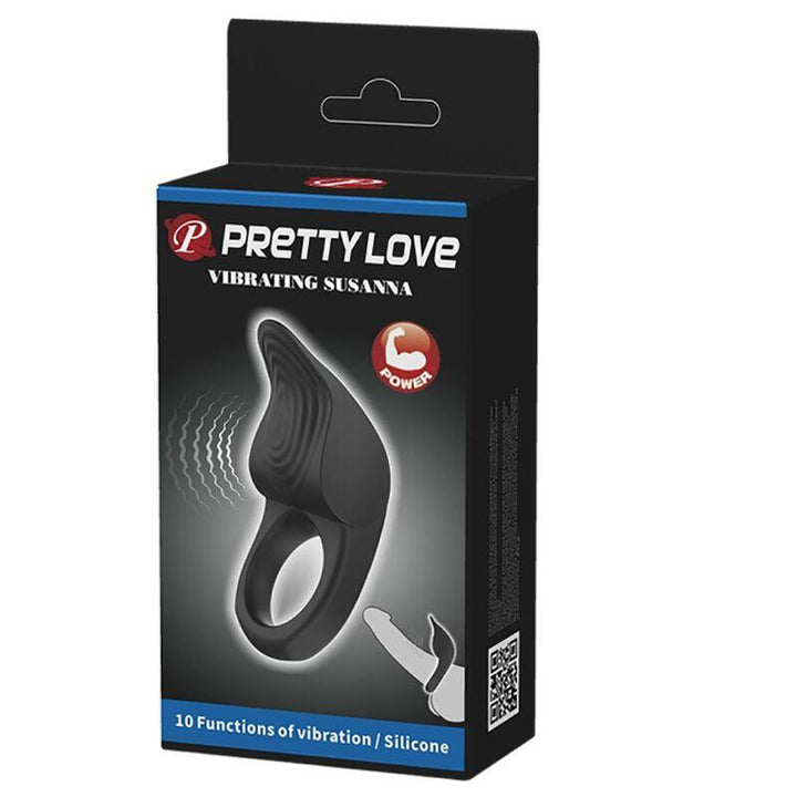 PRETTY LOVE - SUSANNA VIBRIERENDER PENISRING SCHWARZ - INTIM SPACE Online Sexshop