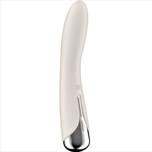 SATISFYER - SPINNING VIBE - G-SPOT BEIGE ROTATOR VIBRATOR - INTIM SPACE Online Sexshop