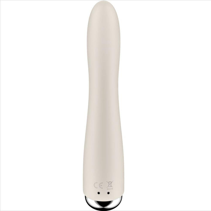 SATISFYER - SPINNING VIBE - G-SPOT BEIGE ROTATOR VIBRATOR - INTIM SPACE Online Sexshop