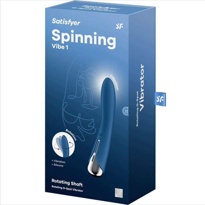 SATISFYER - SPINNING VIBE - G-SPOT BLAUER ROTATOR VIBRATOR - INTIM SPACE Online Sexshop