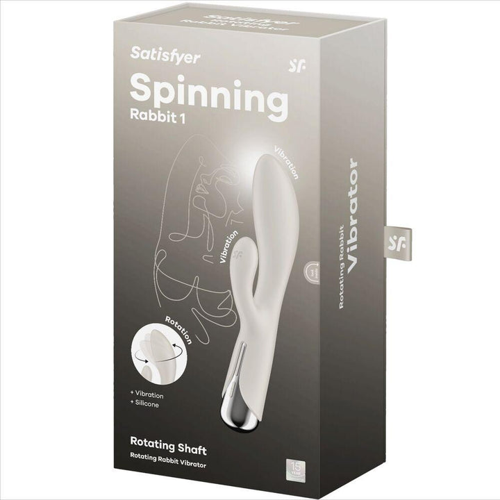 SATISFYER - SPINNING RABBIT - KLITORIS UND G-SPOT STIMULATION BEIGE - INTIM SPACE Online Sexshop