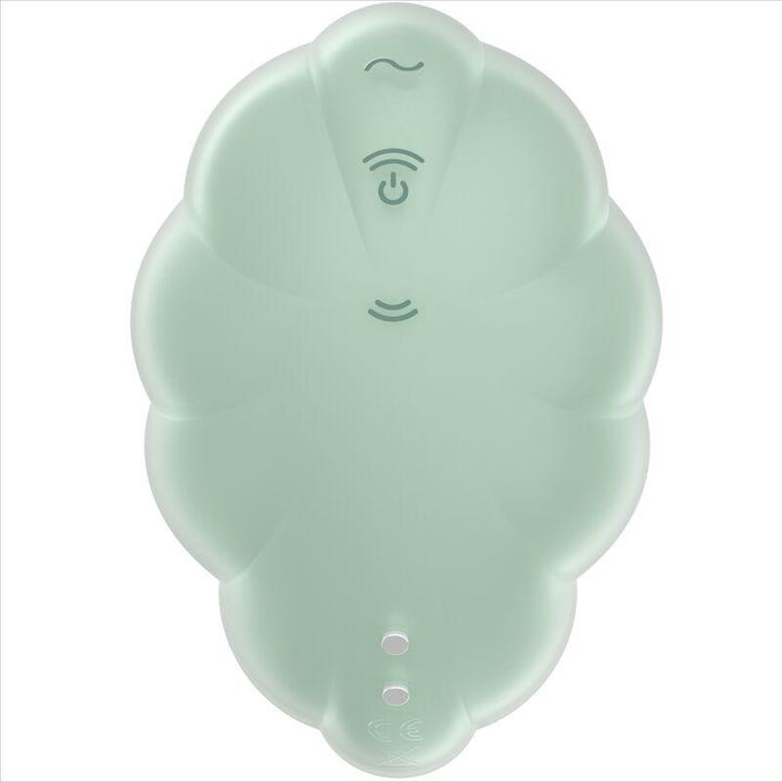 SATISFYER - CLOUD DANCER GREEN AIR PULSE VIBRATOR - INTIM SPACE Online Sexshop