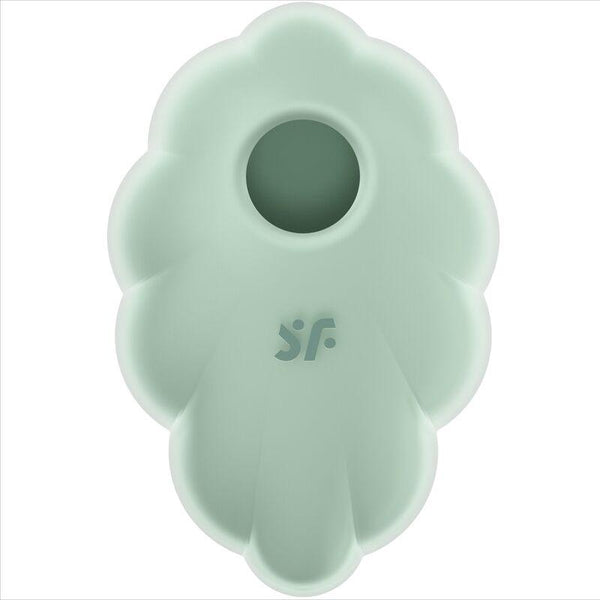 SATISFYER - CLOUD DANCER GREEN AIR PULSE VIBRATOR - INTIM SPACE Online Sexshop