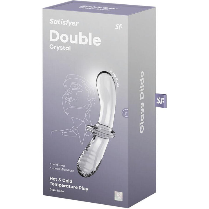 SATISFYER - DOPPEL KRISTALL DILDO TRANSPARENT - INTIM SPACE Online Sexshop