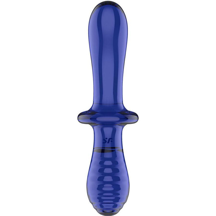 SATISFYER - DOPPEL KRISTALL DILDO BLAU - INTIM SPACE Online Sexshop