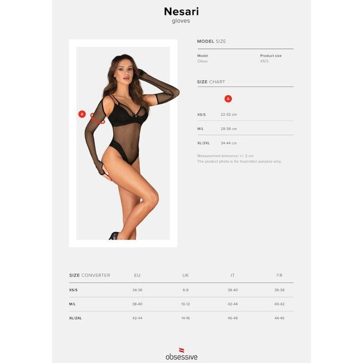 OBSESSIVE - NESARI HANDSCHUHE XL/XXL - INTIM SPACE Online Sexshop