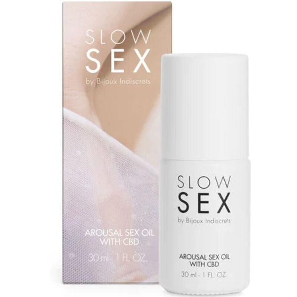 BIJOUX - SLOW SEX SEXUELLES MASSAGEÖL MIT CBD 30 ML - INTIM SPACE Online Sexshop