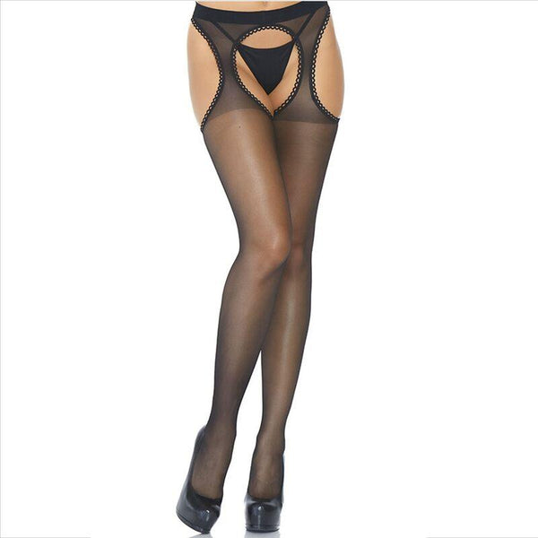 LEG AVENUE - TRANSPARENTE STRUMPFSTRÜMPFE - INTIM SPACE Online Sexshop