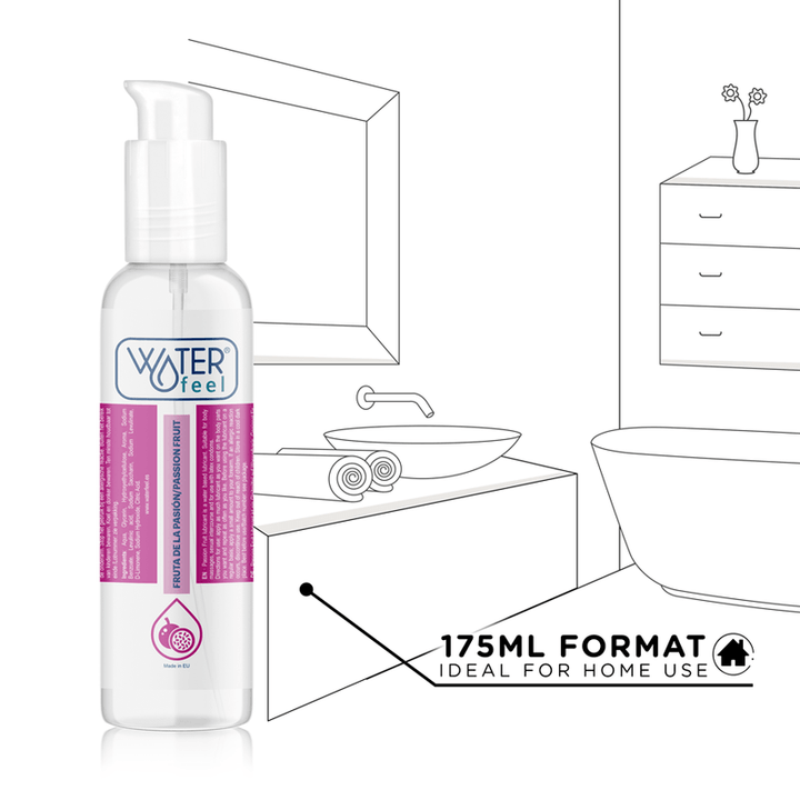 WATERFEEL - PASSIONSFRUCHT-SCHMIERMITTEL AUF WASSERBASIS 175 ML - INTIM SPACE Online Sexshop