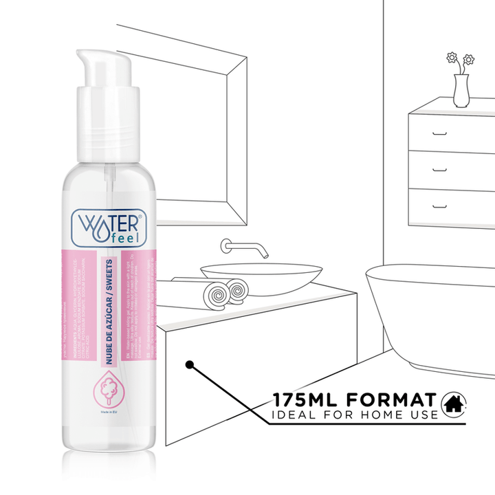 WATERFEEL - ZUCKERWOLKEN-SCHMIERMITTEL 175 ML - INTIM SPACE Online Sexshop