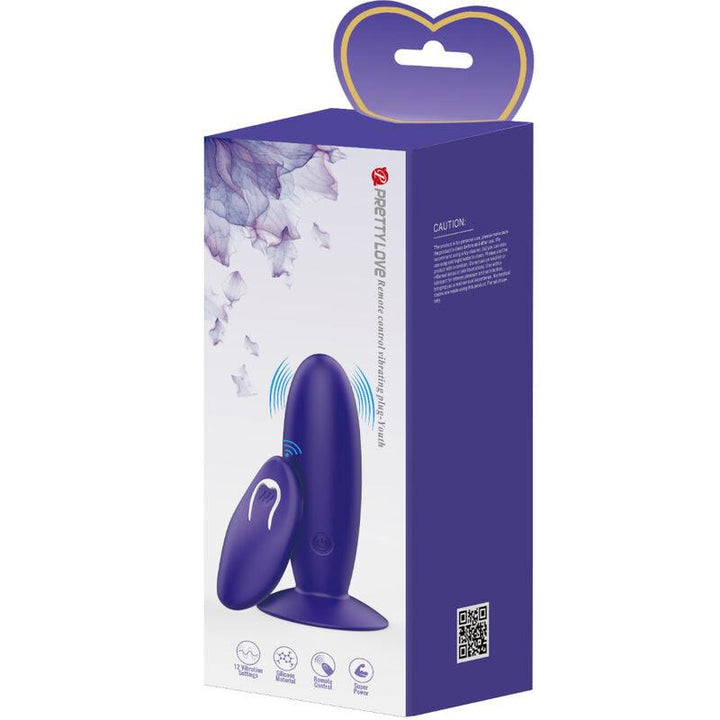 PRETTY LOVE - JUGENDPLUG ANALVIBRATOR MIT FERNBEDIENUNG VIOLETT - INTIM SPACE Online Sexshop