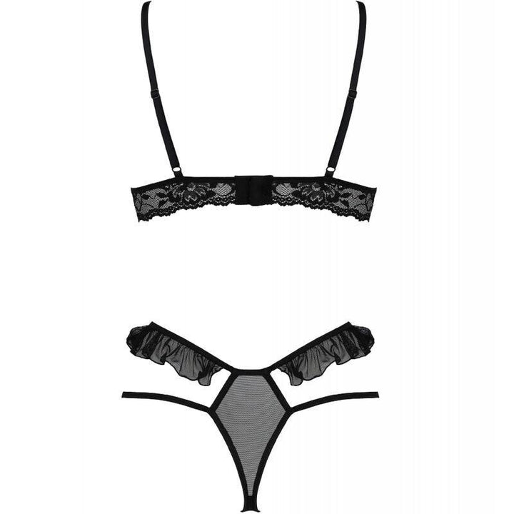 PASSION - DOLLY-SET ZWEITEILIG SCHWARZ S/M - INTIM SPACE Online Sexshop