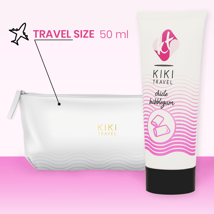 KIKÍ TRAVEL - STRAWBERRY GUM SCHMIERMITTEL 50 ML - INTIM SPACE Online Sexshop