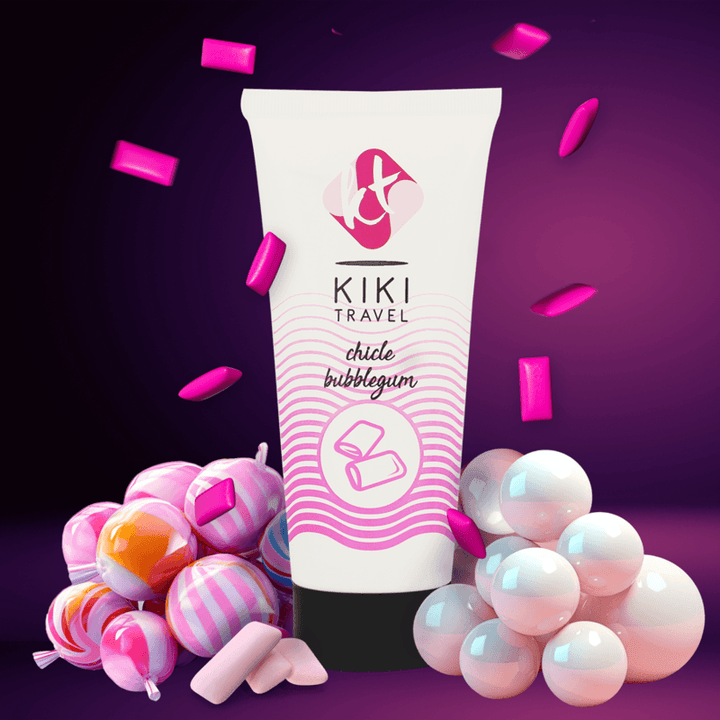 KIKÍ TRAVEL - STRAWBERRY GUM SCHMIERMITTEL 50 ML - INTIM SPACE Online Sexshop