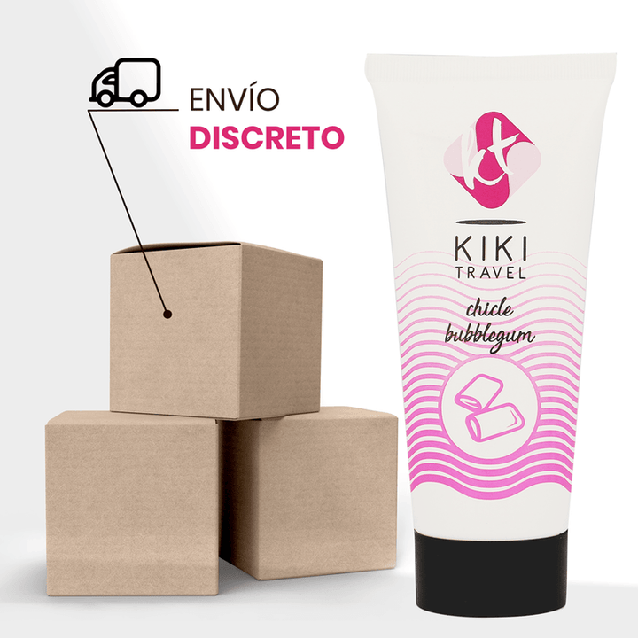 KIKÍ TRAVEL - STRAWBERRY GUM SCHMIERMITTEL 50 ML - INTIM SPACE Online Sexshop