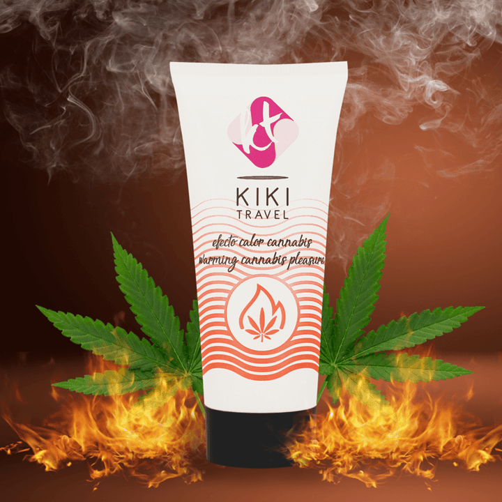 KIKÍ TRAVEL - CANNABIS HEISSES EFFEKT-SCHMIERMITTEL 50 ML - INTIM SPACE Online Sexshop