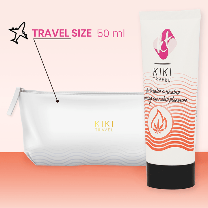 KIKÍ TRAVEL - CANNABIS HEISSES EFFEKT-SCHMIERMITTEL 50 ML - INTIM SPACE Online Sexshop