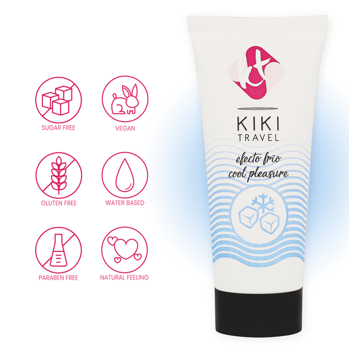 KIKÍ TRAVEL - SCHMIERMITTEL MIT KÜHLEFFEKT 50 ML - INTIM SPACE Online Sexshop