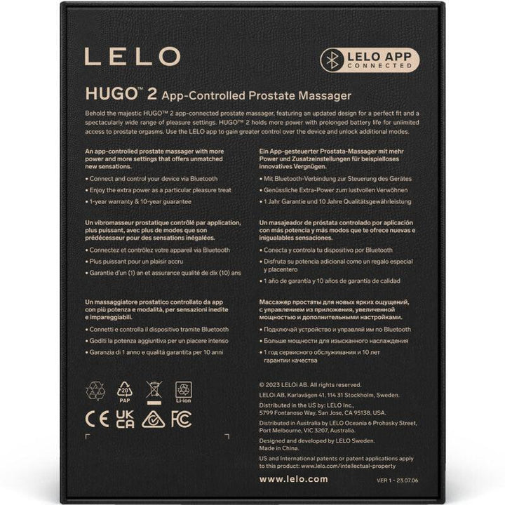 LELO - HUGO - GRÜNES PROSTATAMASSAGER - INTIM SPACE Online Sexshop