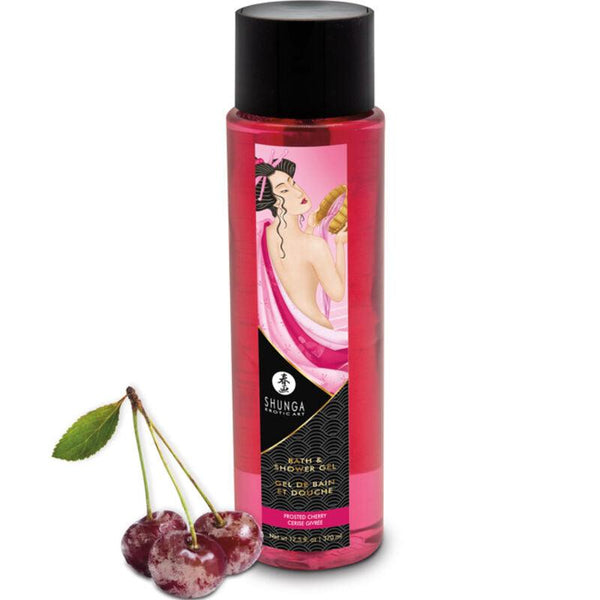 SHUNGA - BADE - DUSCHGEL FROSTED CHERRY 370 ML - INTIM SPACE Online Sexshop