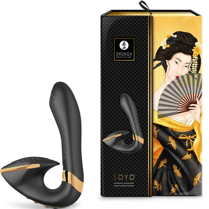 SHUNGA - SOYO INTIM MASSAGER SCHWARZ - INTIM SPACE Online Sexshop