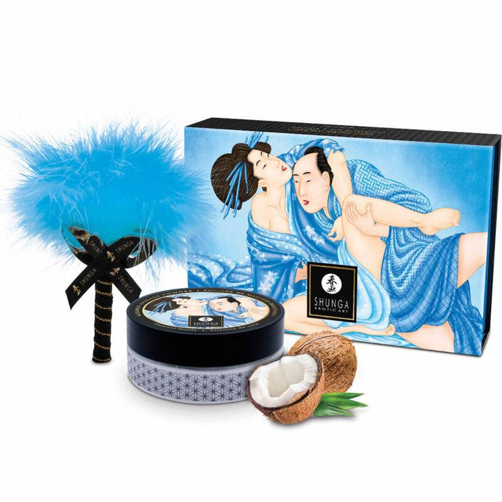 SHUNGA - ESSBARES KOKOSNUSS-MASSAGEPULVER-SET - INTIM SPACE Online Sexshop