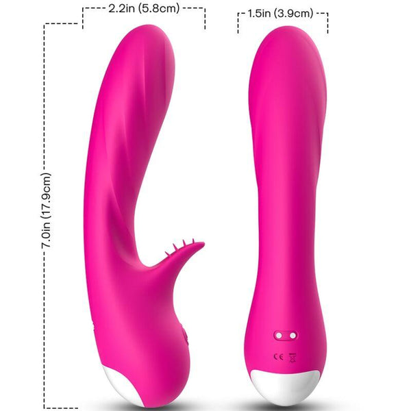 ARMONY - ROMANCE VIBRATOR MIT STIMULATOR FUCHSIA - INTIM SPACE Online Sexshop