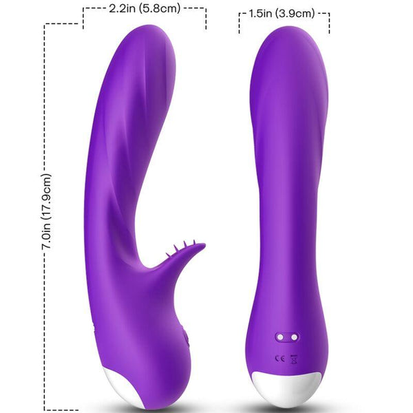 ARMONY - ROMANCE VIBRATOR MIT STIMULATOR LILA - INTIM SPACE Online Sexshop