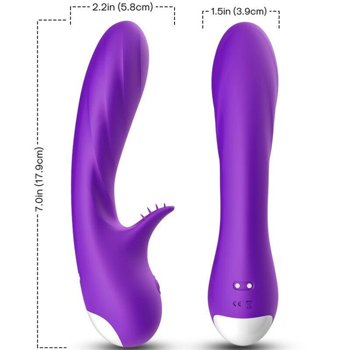 ARMONY - ROMANCE VIBRATOR MIT STIMULATOR LILA - INTIM SPACE Online Sexshop