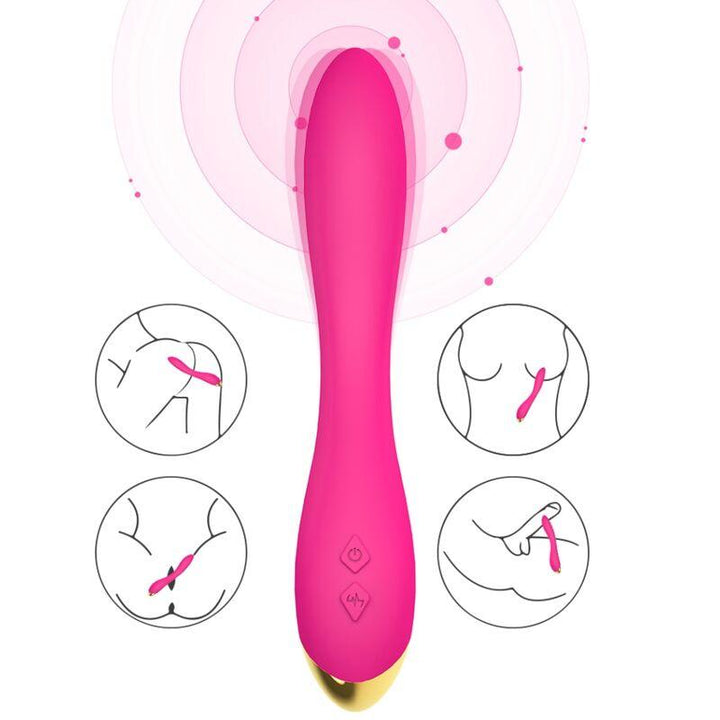 ARMONY - FLAMINGO VIBRATOR MULTIPOSITION FUCHSIA - INTIM SPACE Online Sexshop