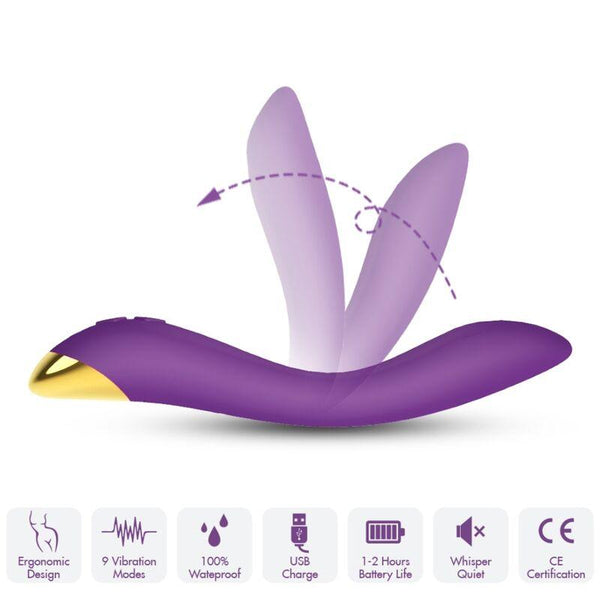 ARMONY - FLAMINGO VIBRATOR MULTIPOSITION LILA - INTIM SPACE Online Sexshop