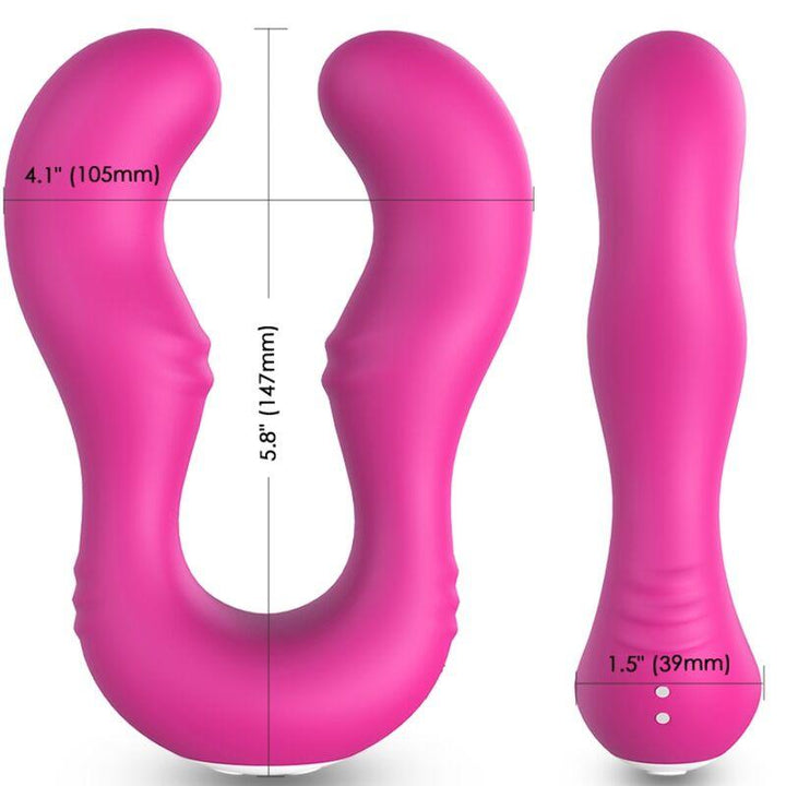 ARMONY - SERAPH VIBRATOR DOPPELTE FERNBEDIENUNG FUCHSIA - INTIM SPACE Online Sexshop