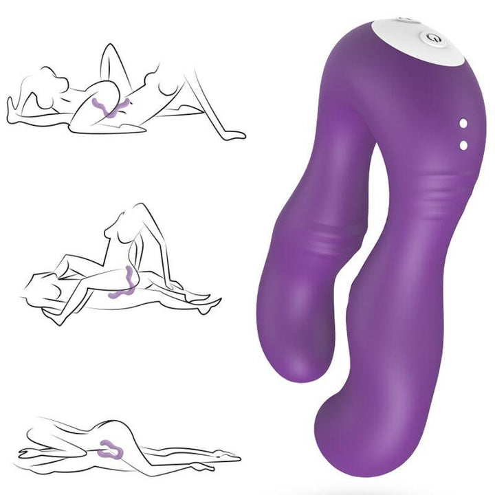 ARMONY - SERAPH VIBRATOR DOPPELTE FERNBEDIENUNG LILA - INTIM SPACE Online Sexshop