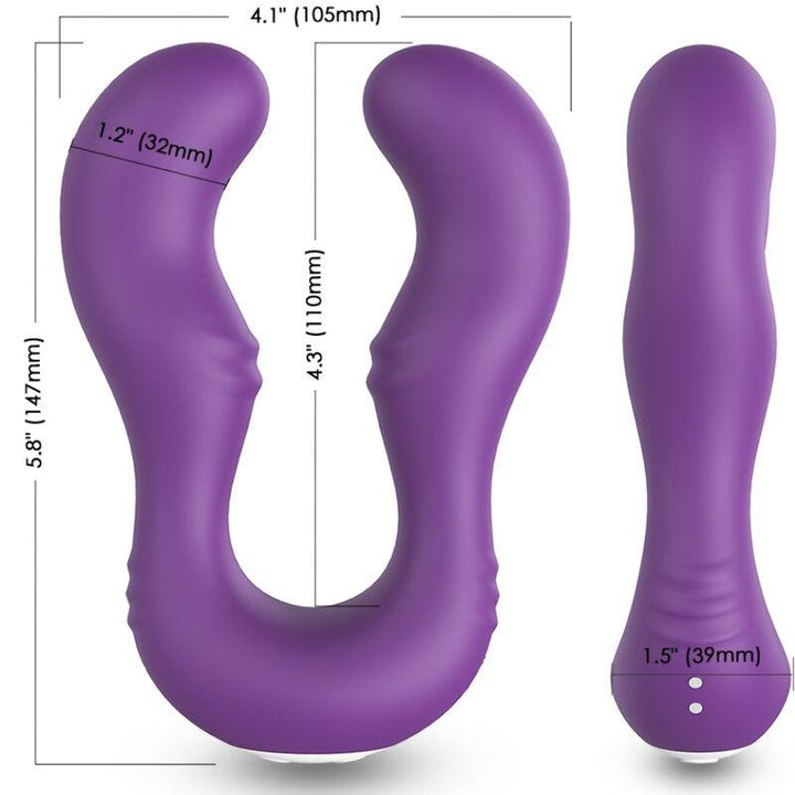 ARMONY - SERAPH VIBRATOR DOPPELTE FERNBEDIENUNG LILA - INTIM SPACE Online Sexshop