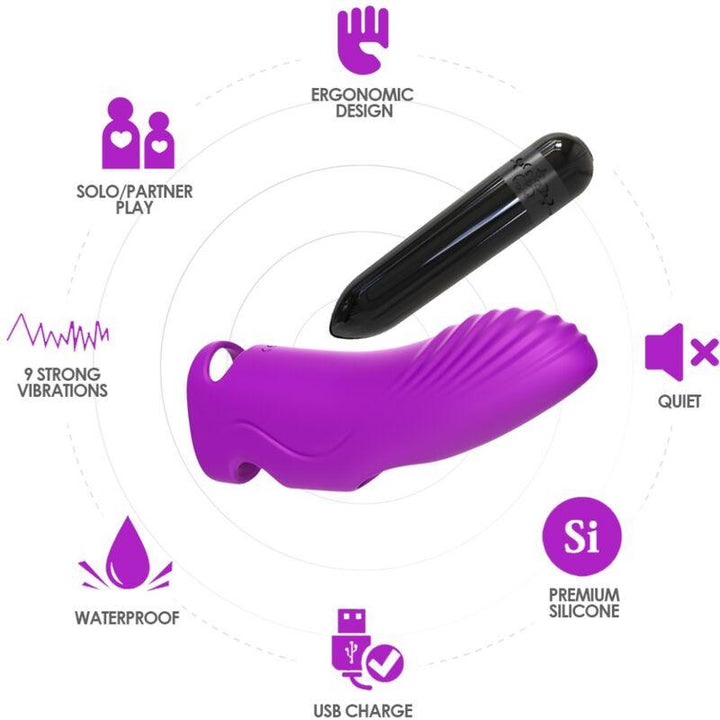 ARMONY - AURORA VIBRATOR FINGER FUCHSIA - INTIM SPACE Online Sexshop