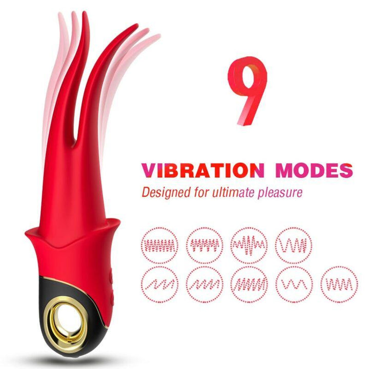 ARMONY - SHADOW VIBRATOR DOPPELKOPF TEASING ROT - INTIM SPACE Online Sexshop