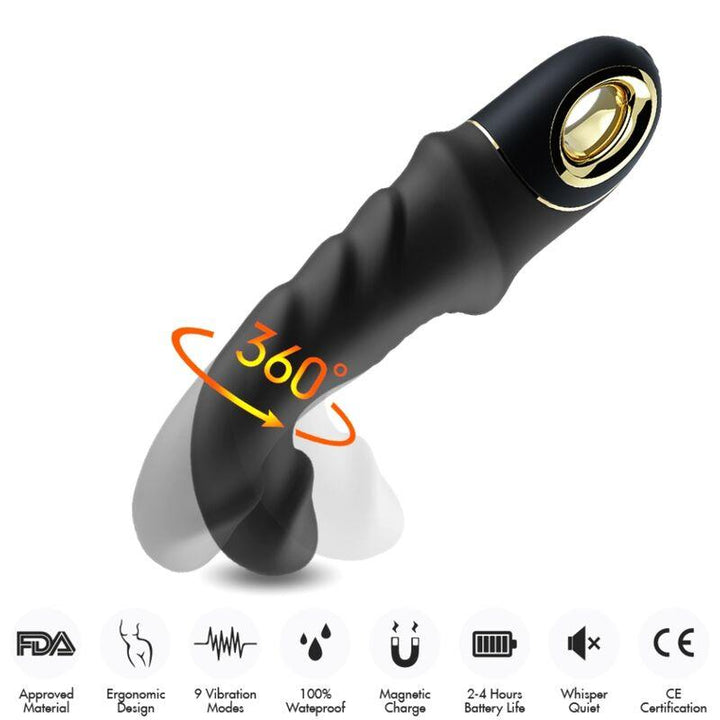 ARMONY - JOYBLADE DILDO VIBRATOR ROTATOR SCHWARZ - INTIM SPACE Online Sexshop