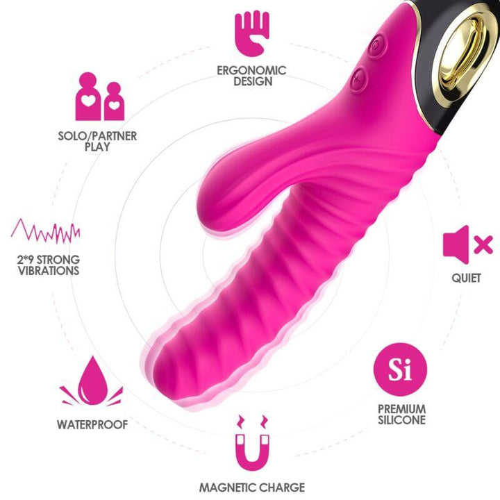 ARMONY - ETERNITY VIBRATOR SILIKON FUCHSIA - INTIM SPACE Online Sexshop