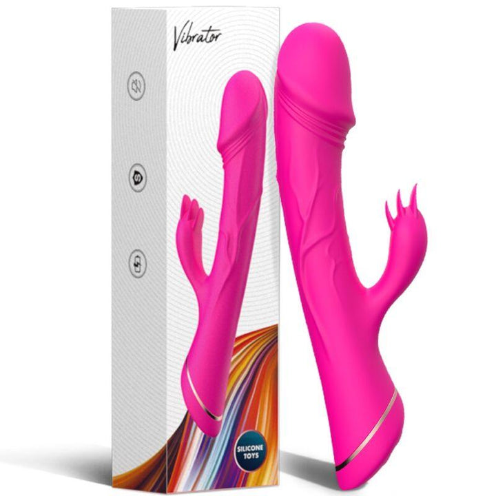 ARMONY - DILDO VIBRATOR KANINCHEN SILIKON FUCHSIA - INTIM SPACE Online Sexshop