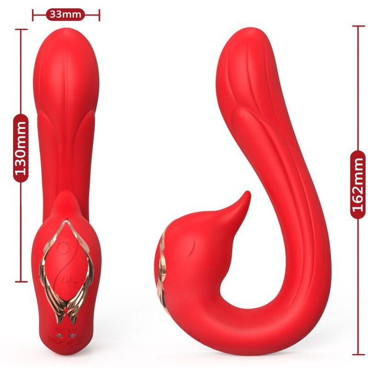 ARMONY - DELFIN VIBRATOR MULTIPOSITION - WÄRMEEFFEKT ROT - INTIM SPACE Online Sexshop