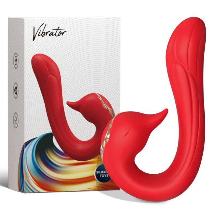 ARMONY - DELFIN VIBRATOR MULTIPOSITION - WÄRMEEFFEKT ROT - INTIM SPACE Online Sexshop