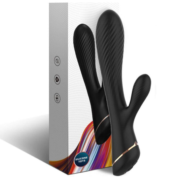 ARMONY - VIBRATOR KANINCHEN SILIKON SCHWARZ - INTIM SPACE Online Sexshop