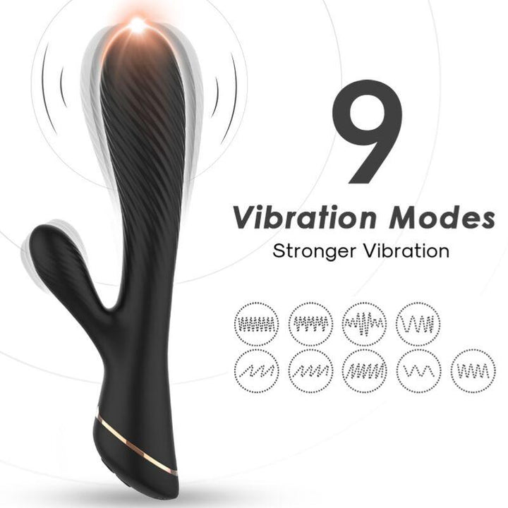 ARMONY - VIBRATOR KANINCHEN SILIKON SCHWARZ - INTIM SPACE Online Sexshop