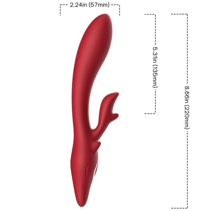 ARMONY - ELCH VIBRATOR KANINCHEN GEBOGEN ROT - INTIM SPACE Online Sexshop