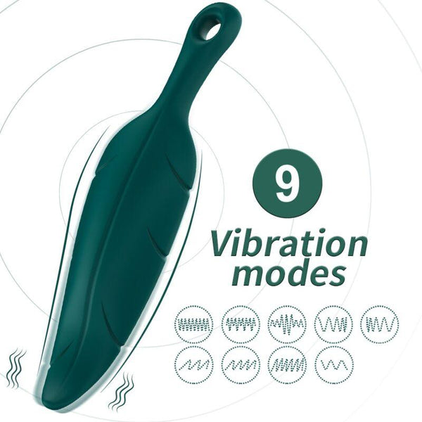 ARMONY - STIMULATOR - VIBRATOR BLATTGRÜN - INTIM SPACE Online Sexshop