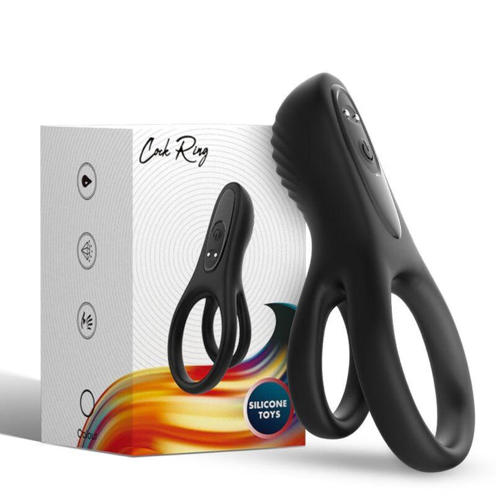 ARMONY - DOPPELRINGVIBRATOR SCHWARZ - INTIM SPACE Online Sexshop