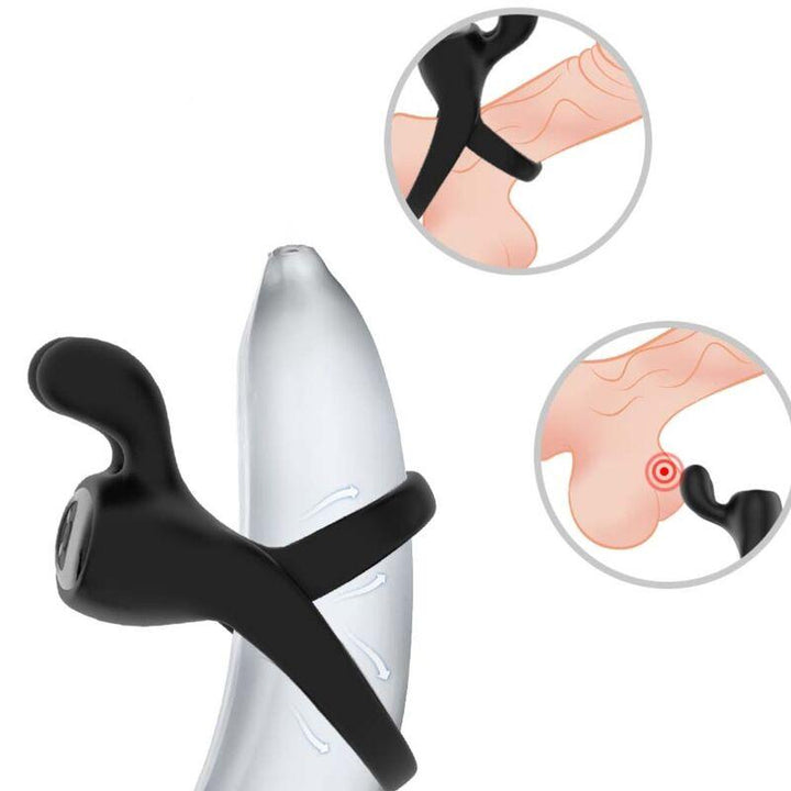 ARMONY - RINGVIBRATOR KANINCHEN SCHWARZ - INTIM SPACE Online Sexshop