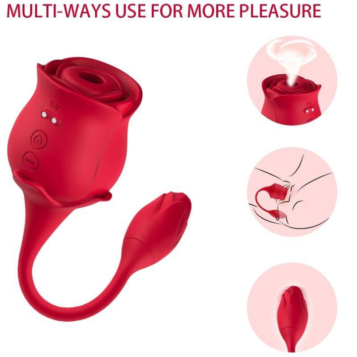 ARMONY - ROSA LECKENDE VIBRIERENDE KLITZITÄT - VIBRATOR ROT - INTIM SPACE Online Sexshop