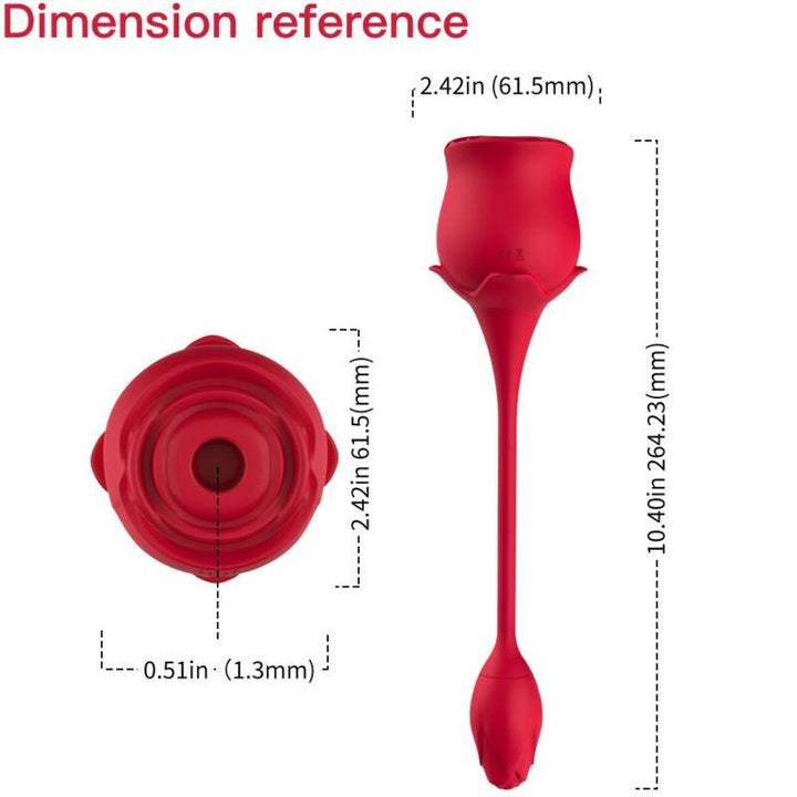 ARMONY - ROSA LECKENDE VIBRIERENDE KLITZITÄT - VIBRATOR ROT - INTIM SPACE Online Sexshop