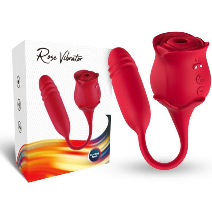 ARMONY - ROSEKNIGTH LECKT VIBRIERENDEN CLIT UND VIBRATOR ROT - INTIM SPACE Online Sexshop